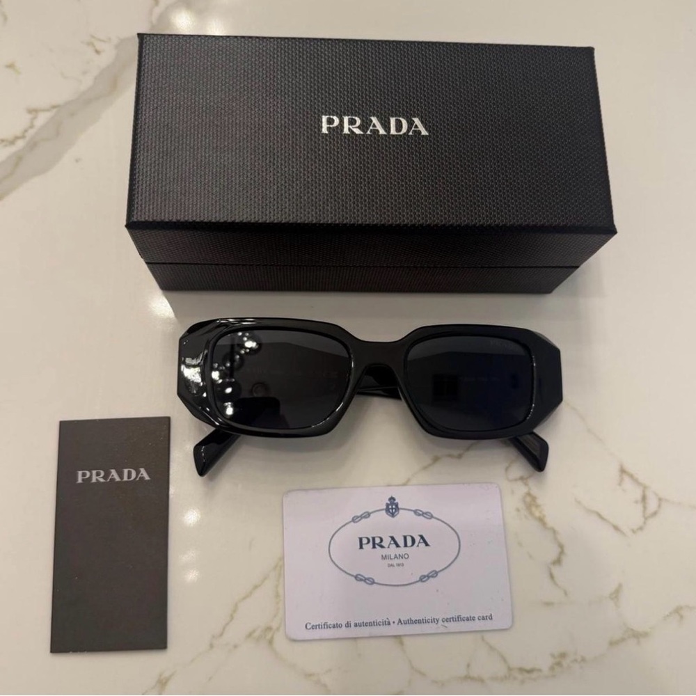 Prada Black Sunglasses - Picture 7 of 8